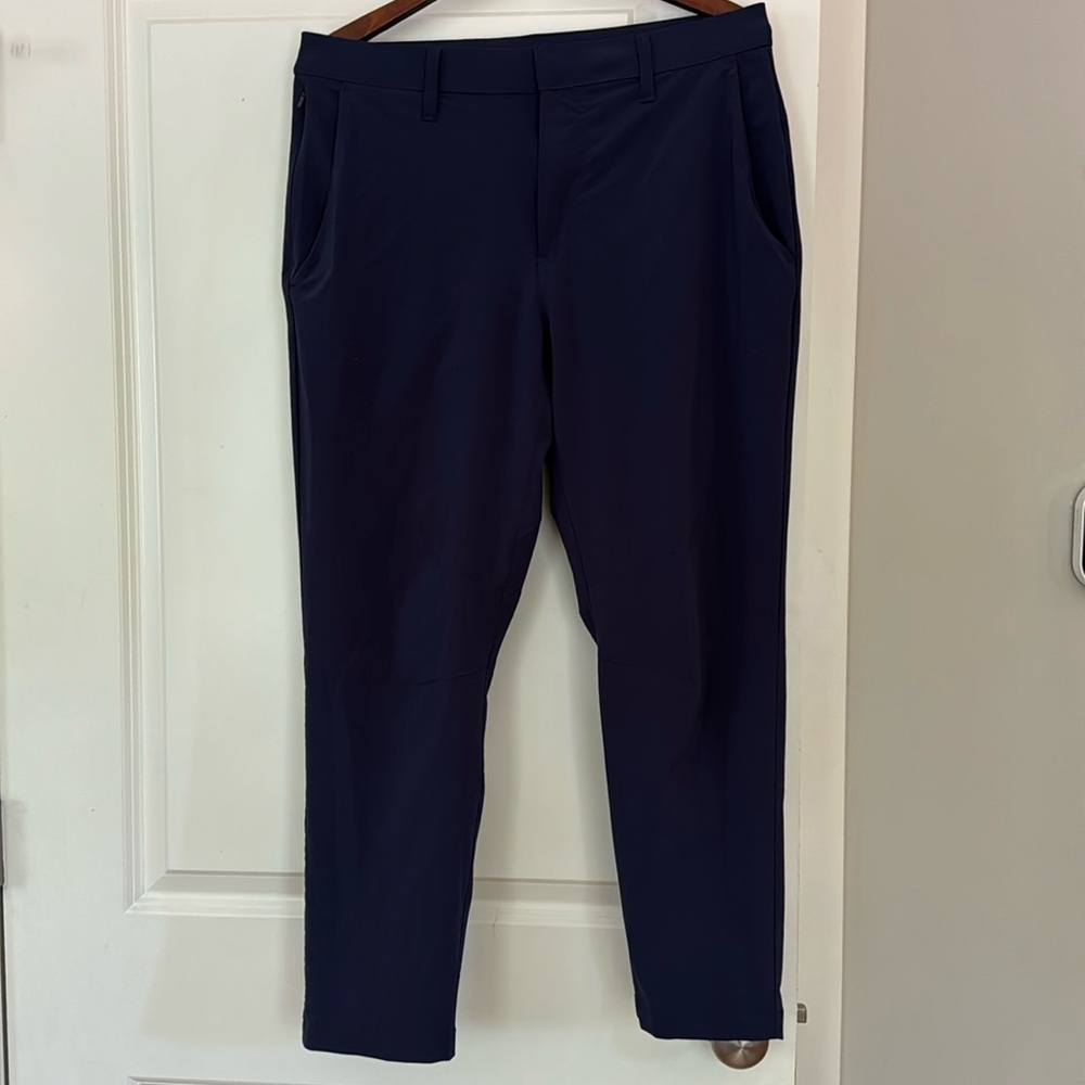 Navy Fabletics athletic style dress pants